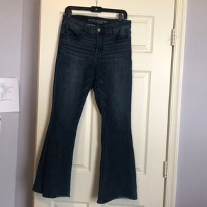 High Waisted AE Flare Jeans